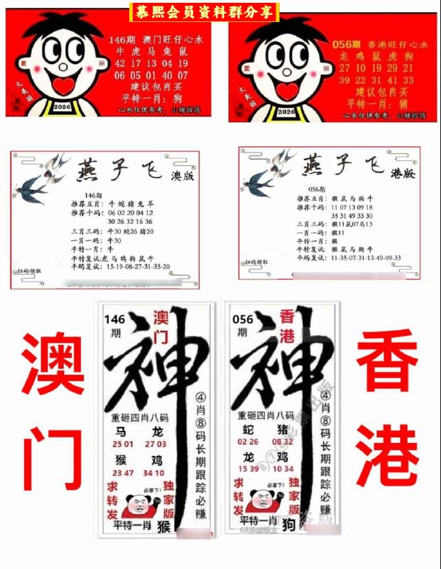 旺仔，燕子飞，神图