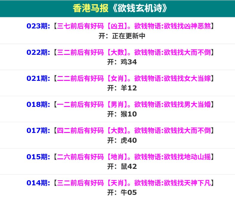 香港马报香港马报