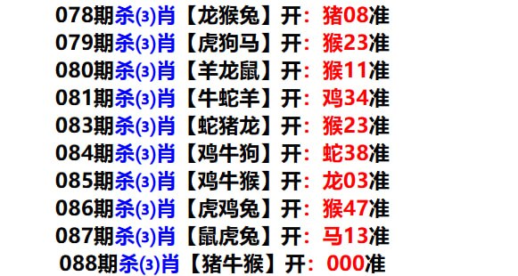 杀三肖+杀一波杀三肖+杀一波
