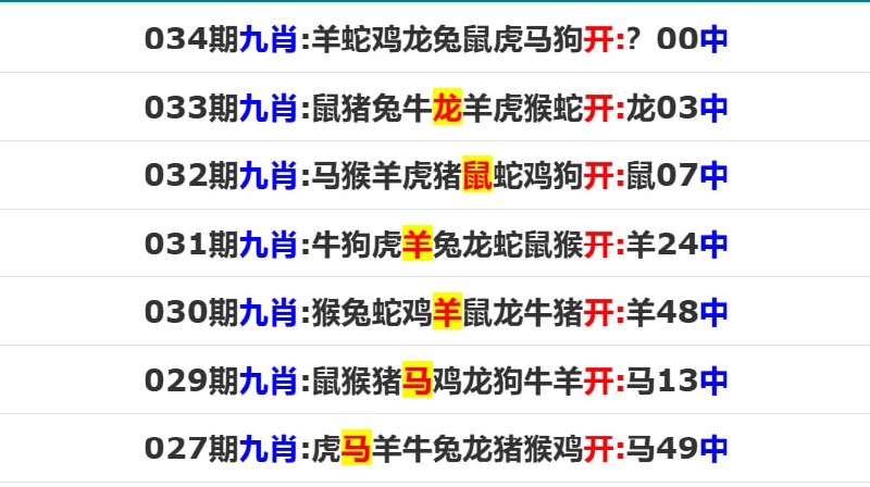 九肖中特
