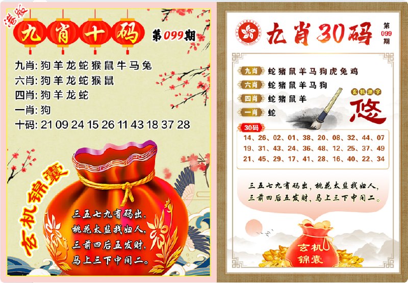 九肖十码