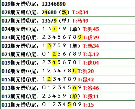 无错8尾