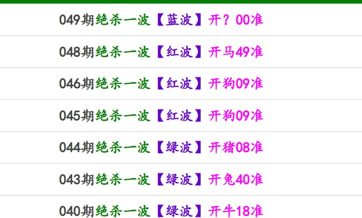 马报系列二马报系列二