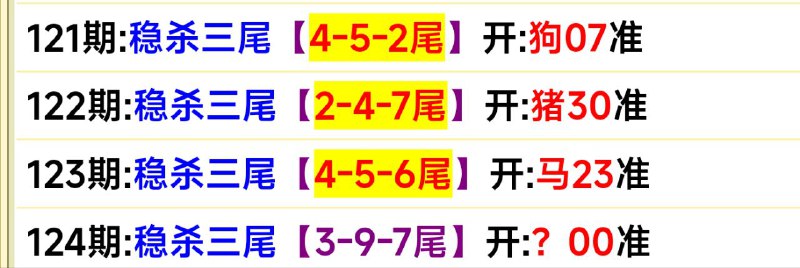尾数尾数