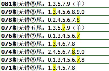 无错5尾