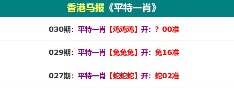 香港码报系列一香港码报系列一