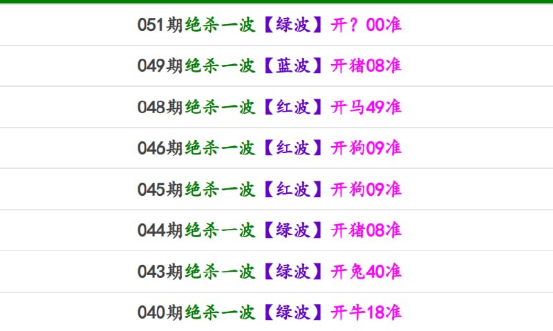 马报系列二马报系列二