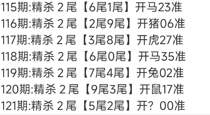 尾数尾数