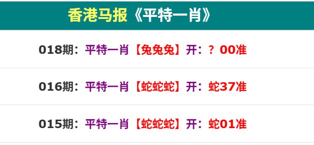 香港马报香港马报