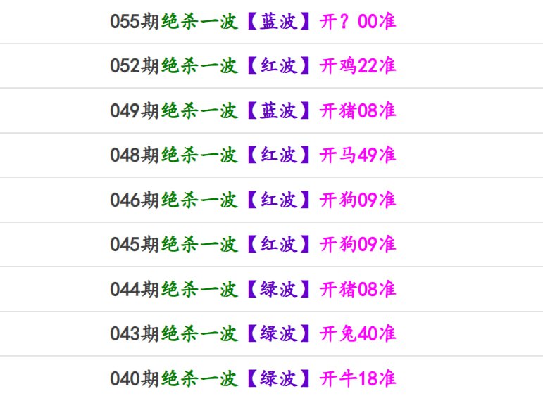 马报系列一马报系列一
