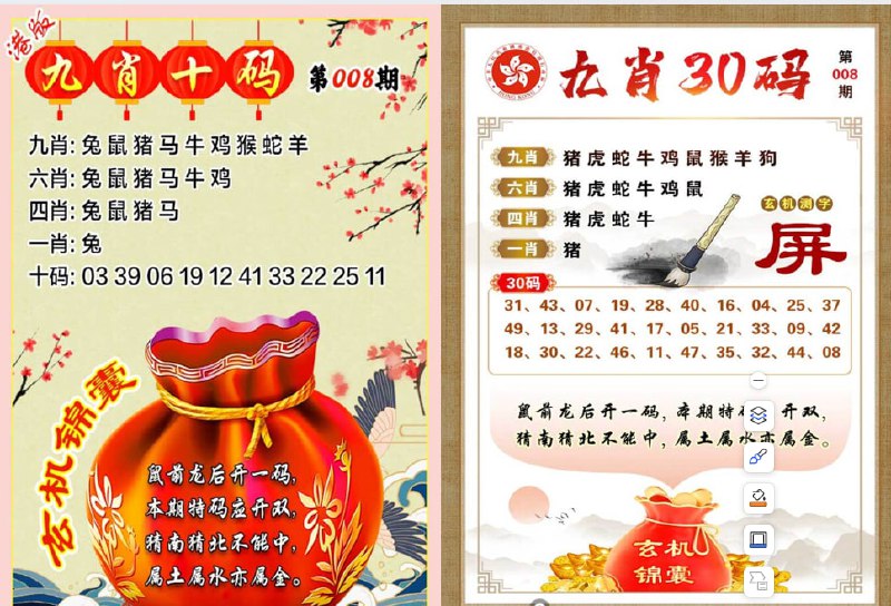 九肖10码