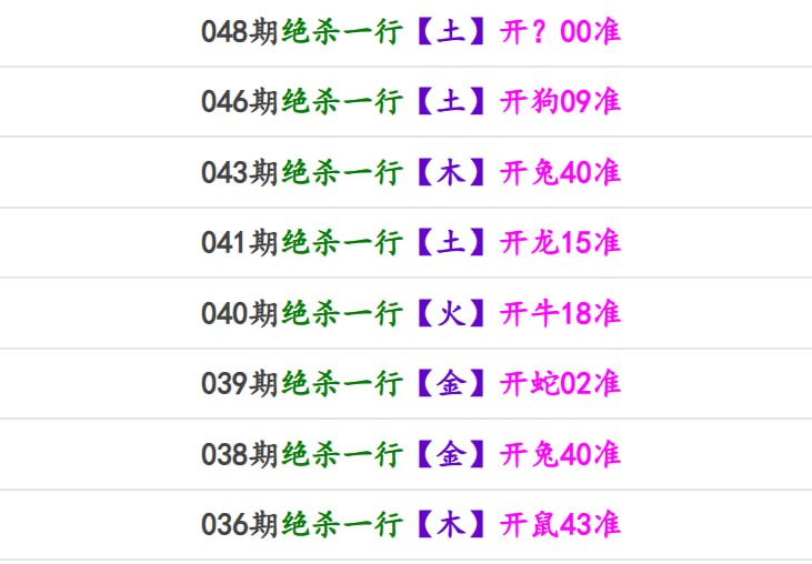 马报系列二马报系列二