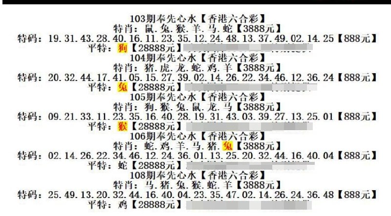 奉先心水